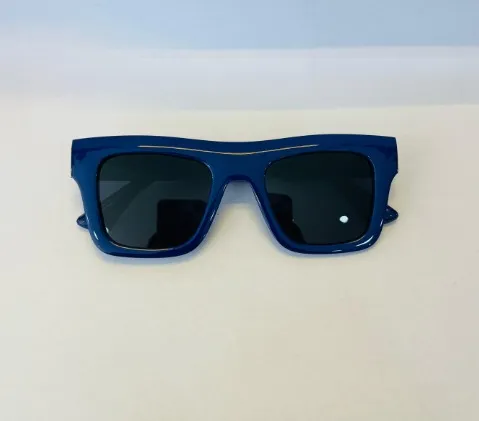Dark Blue Kids Sunglasses, front view