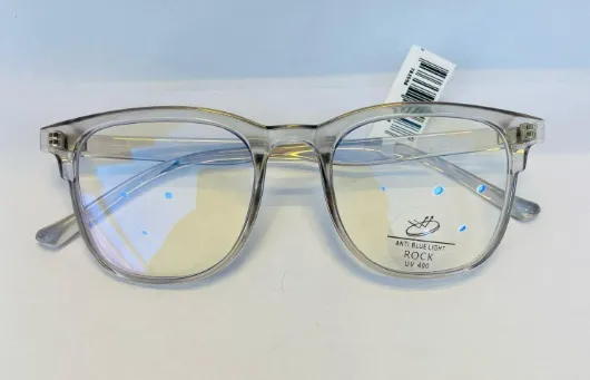 Clear Anti-Blue Light Glasses, front view
