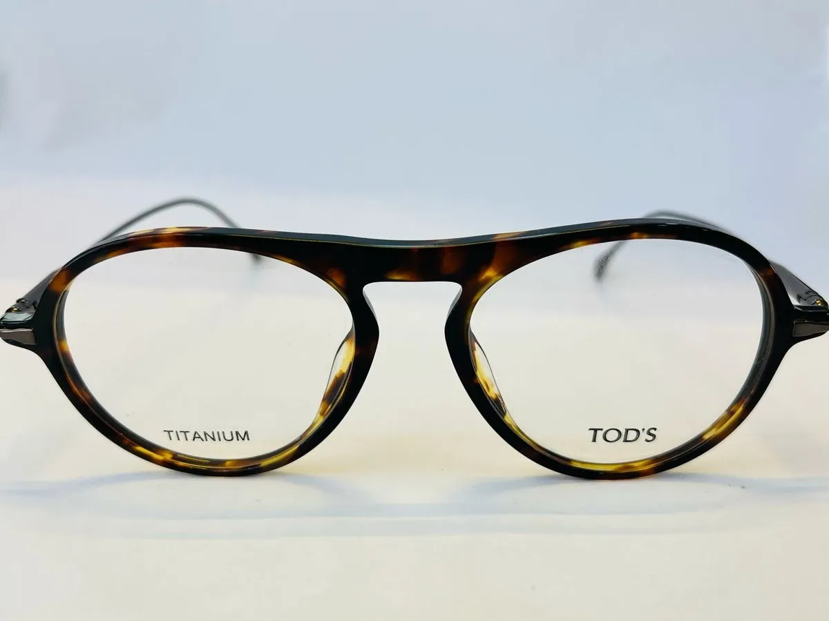 Tod’s Titanium Eyewear, front view