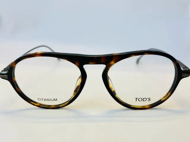 Tod’s Titanium Eyewear, front view
